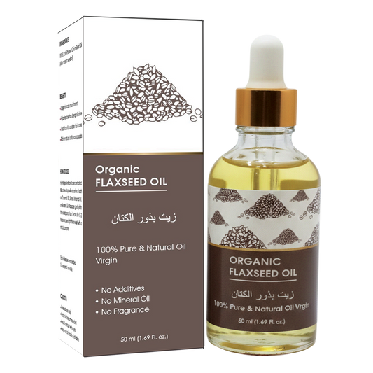 Organic Flaxseed Oil | 100% Pure, Cold Pressed Virgin Oil