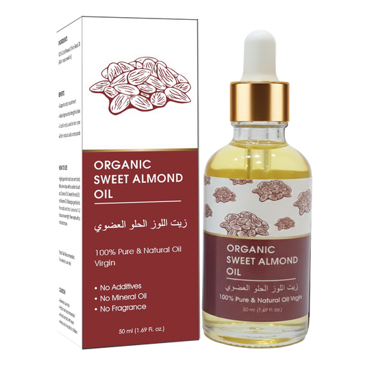 Organic Sweet Almond Oil | 100% Pure, Cold Pressed Virgin Oil